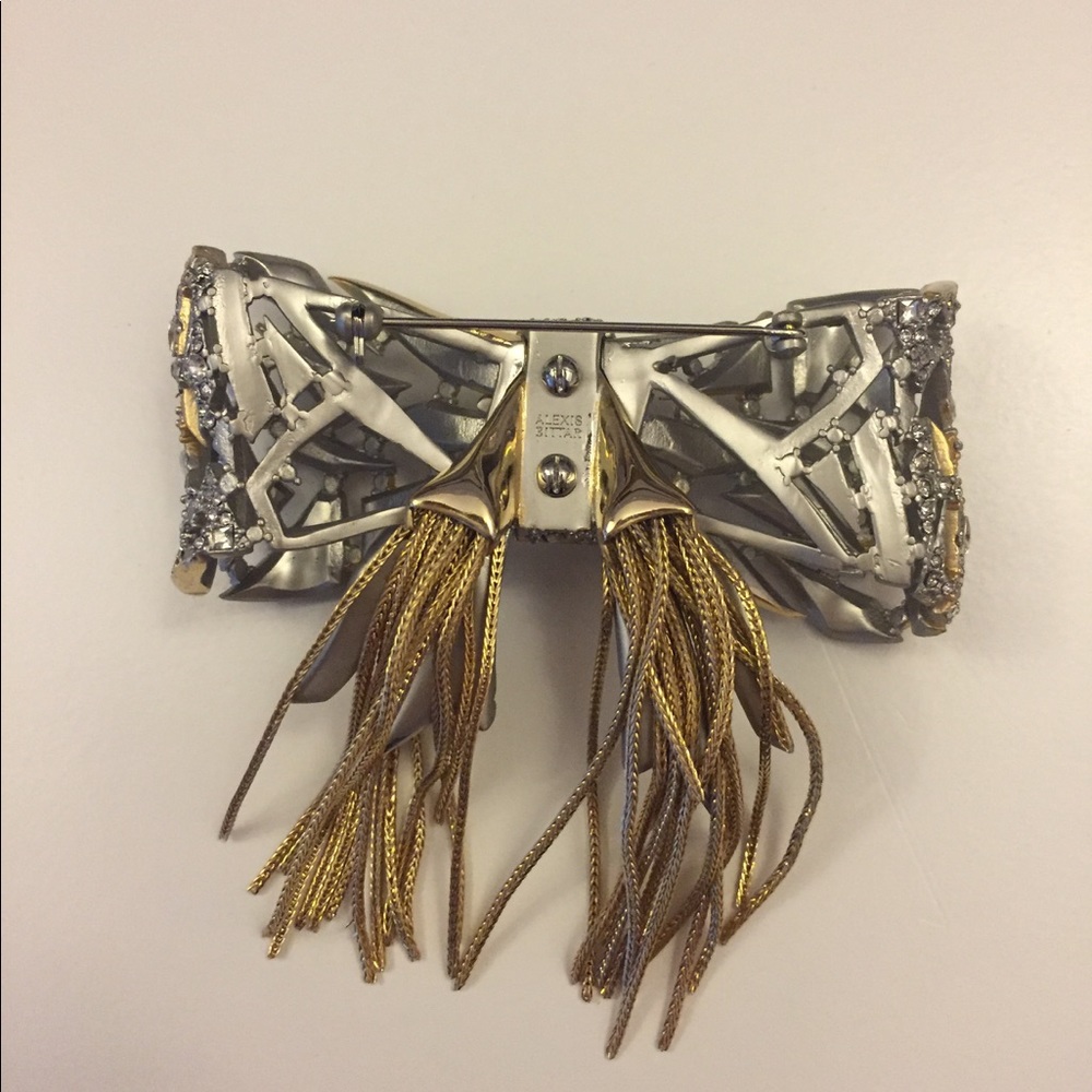 NWOT Alexis Bittar Mosaic Lace Bow Brooch--last 1! - Picture 4 of 4